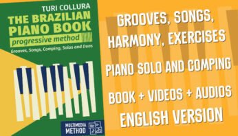 The brazilian piano book multimedia method Turi Collura Brazil